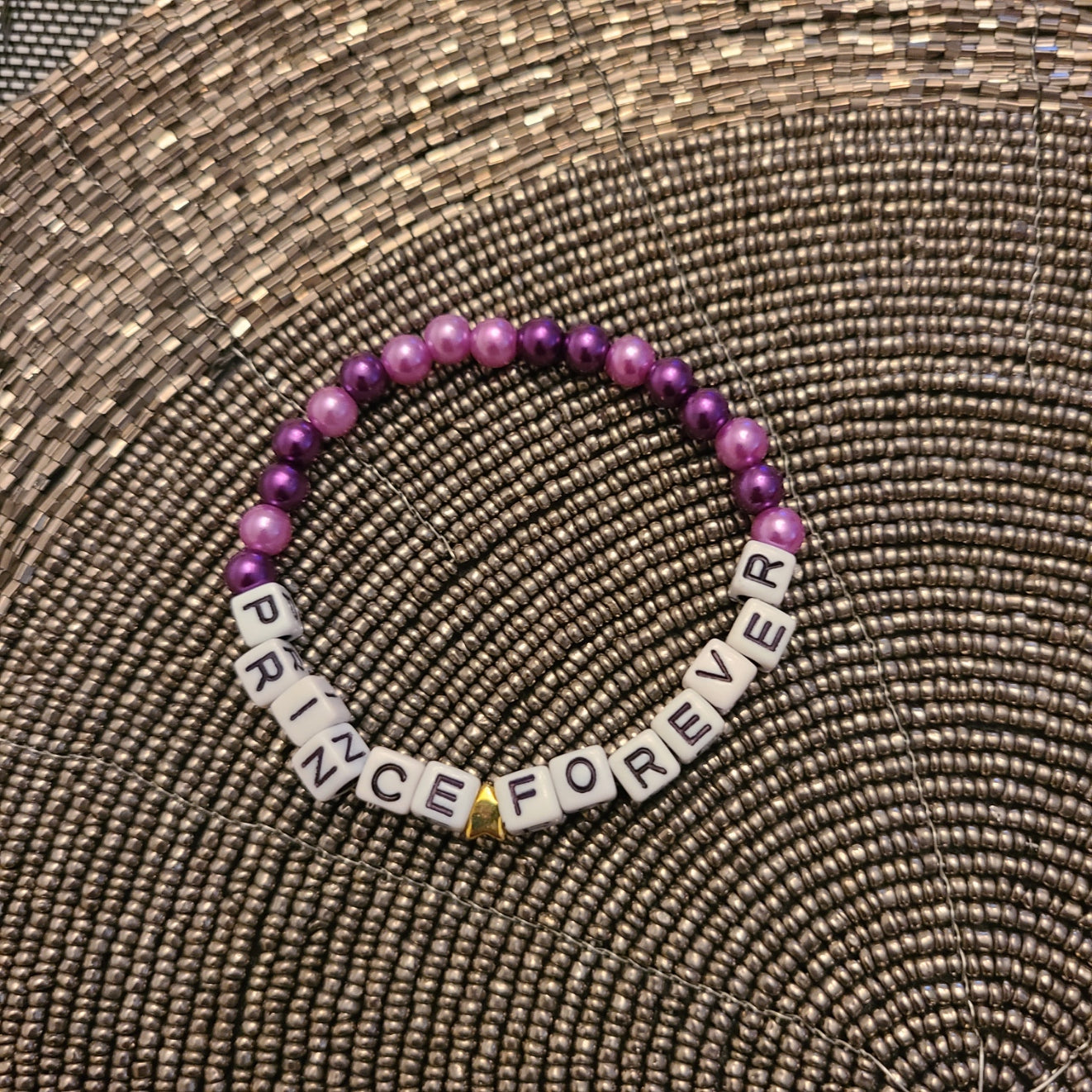 Bracelet PRINCE FOREVER - acrylic beads