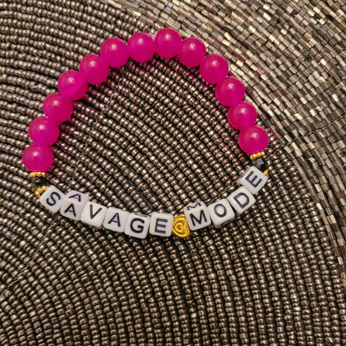 Bracelet SAVAGE MODE - glass beads