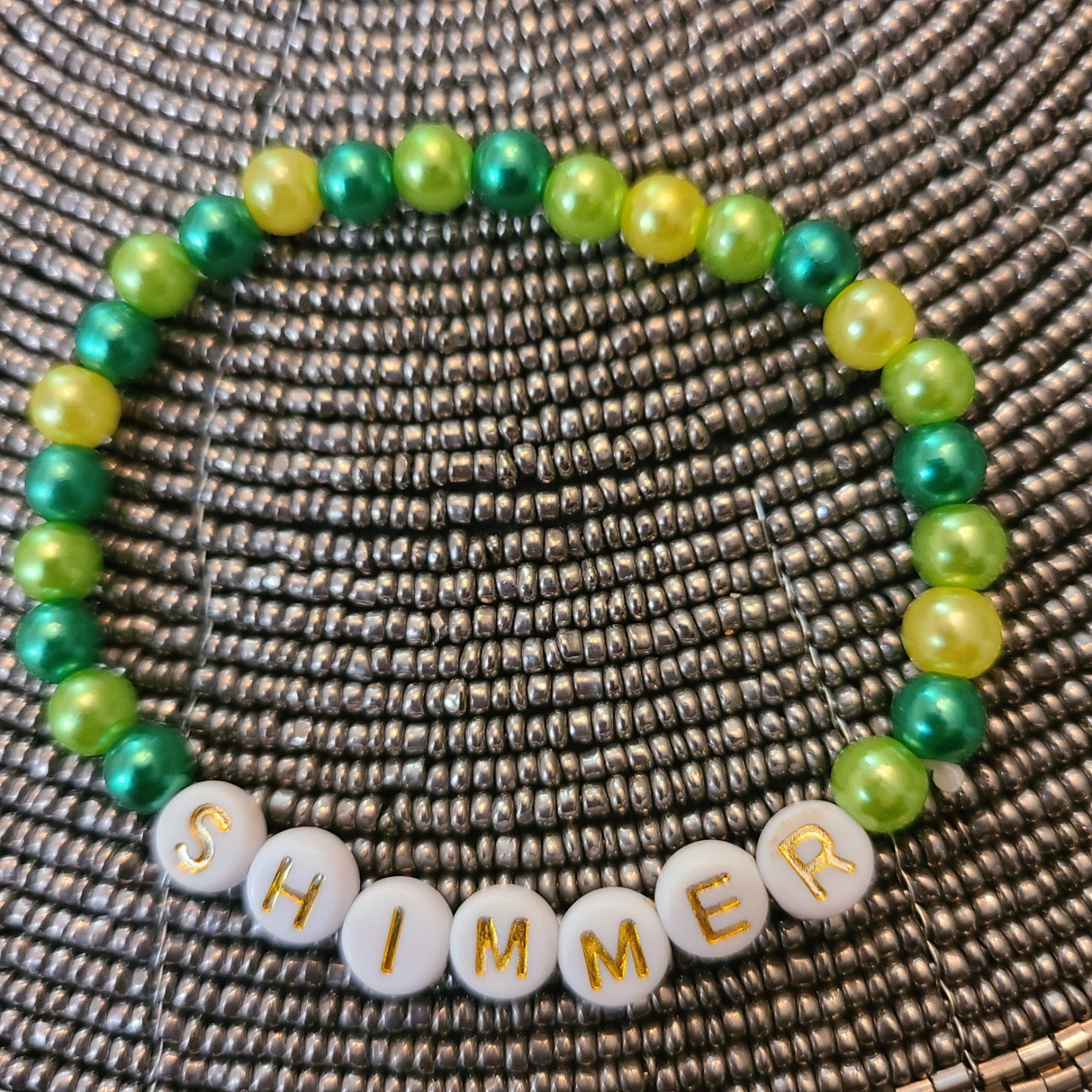 Bracelet SHIMMER - acrylic beads