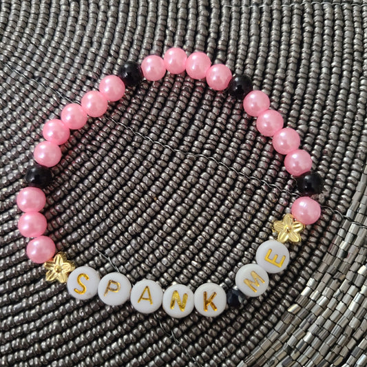 Bracelet SPANK ME - acrylic beads