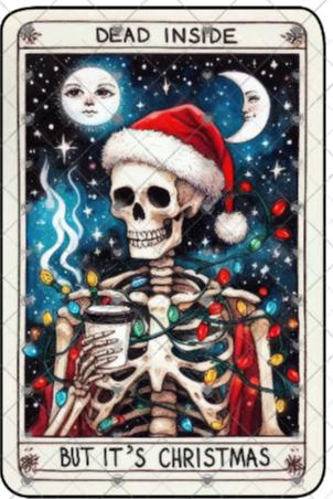 Tarot Christmas Dead Inside But It's Christmas