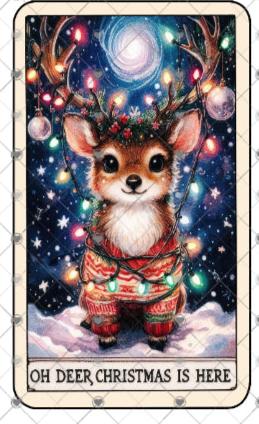 Tarot Christmas Oh Deer, Christmas is Here