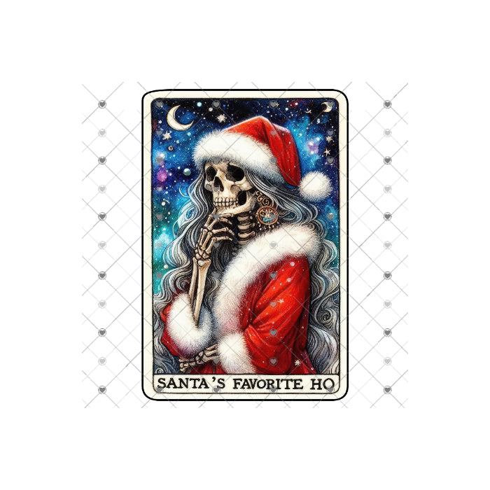 Tarot Christmas Santa's Favorite Ho