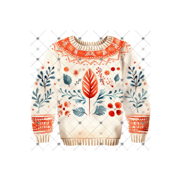 Watercolor Christmas Sweater - All 3 for $6