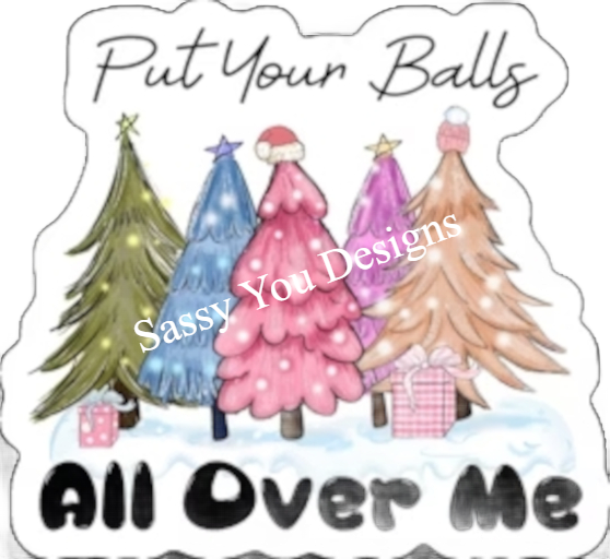 Put Your Balls Christmas Tree