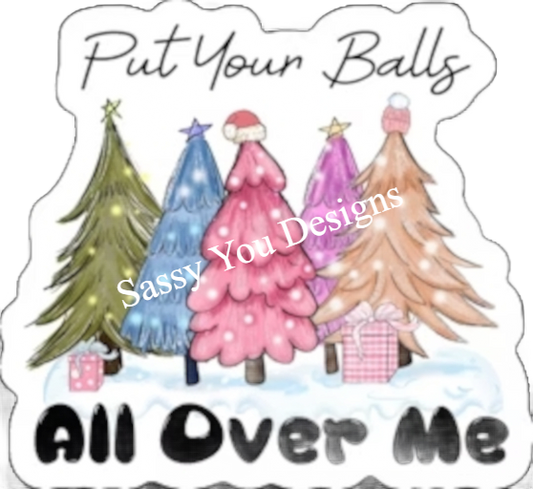 Put Your Balls Christmas Tree